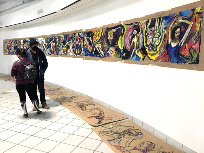 No-Mente, exposición en Sala de Arte Rubén García Benavides UABC, Mexicali, México (2021)